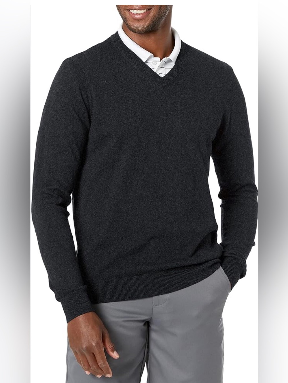 NWT Greg Norman Collection Men's V-Neck wool blend sweater